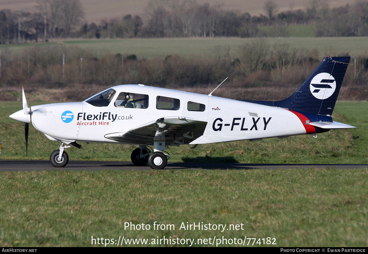 Aircraft Photo of G-FLXY | Piper PA-28-181 Cherokee Archer III | Flexifly Aircraft Hire | AirHistory.net #774182