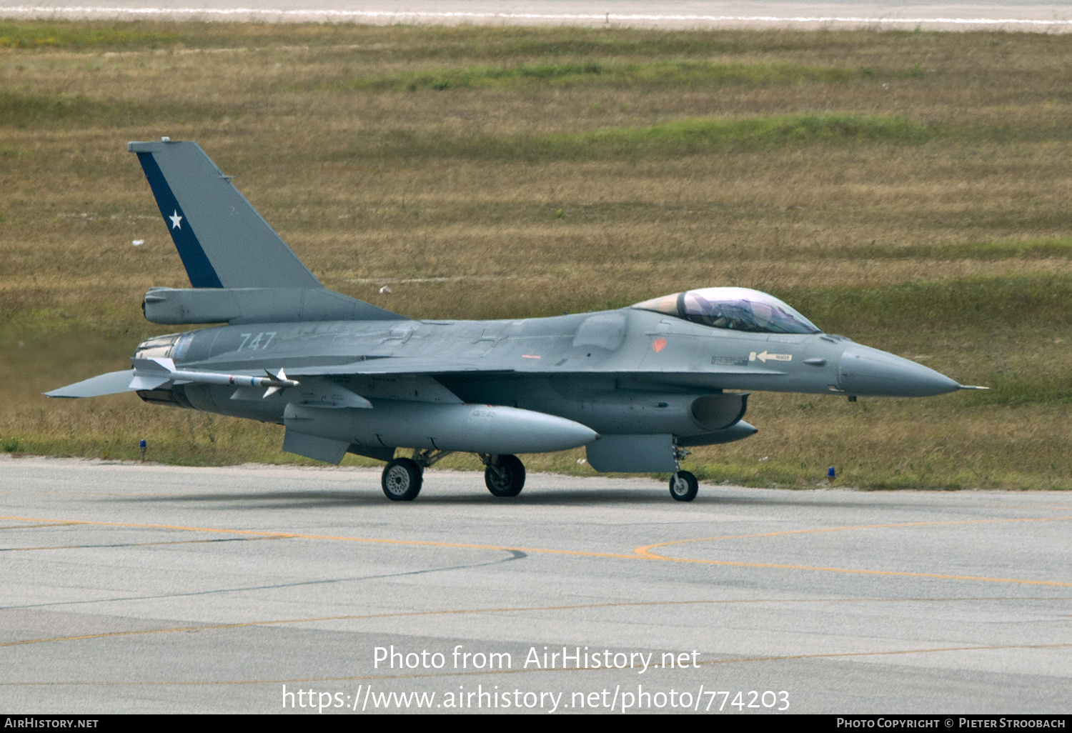 Aircraft Photo of 747 | General Dynamics F-16AM Fighting Falcon | Chile - Air Force | AirHistory.net #774203