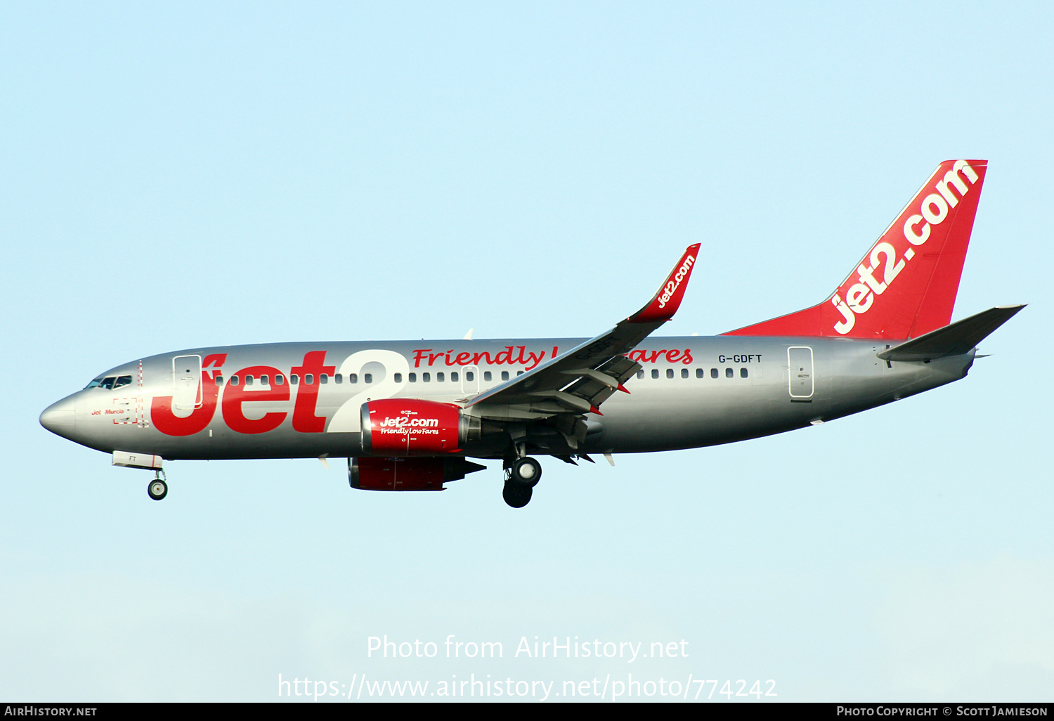 Aircraft Photo of G-GDFT | Boeing 737-36Q | Jet2 | AirHistory.net #774242