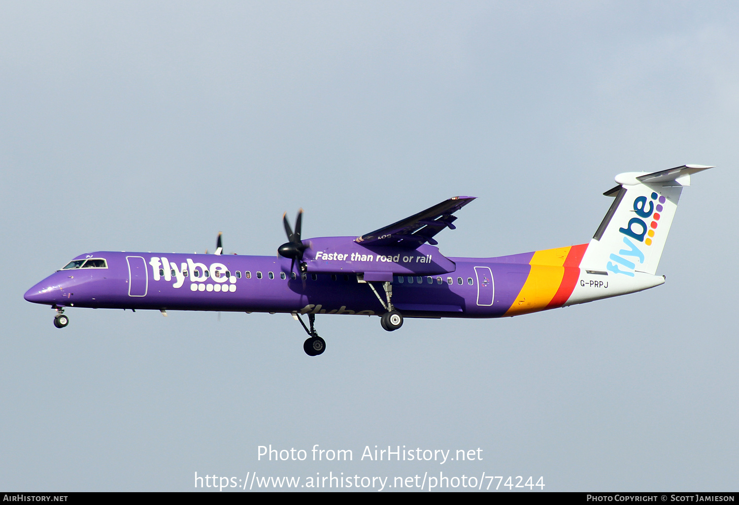 Aircraft Photo of G-PRPJ | Bombardier DHC-8-402 Dash 8 | Flybe | AirHistory.net #774244