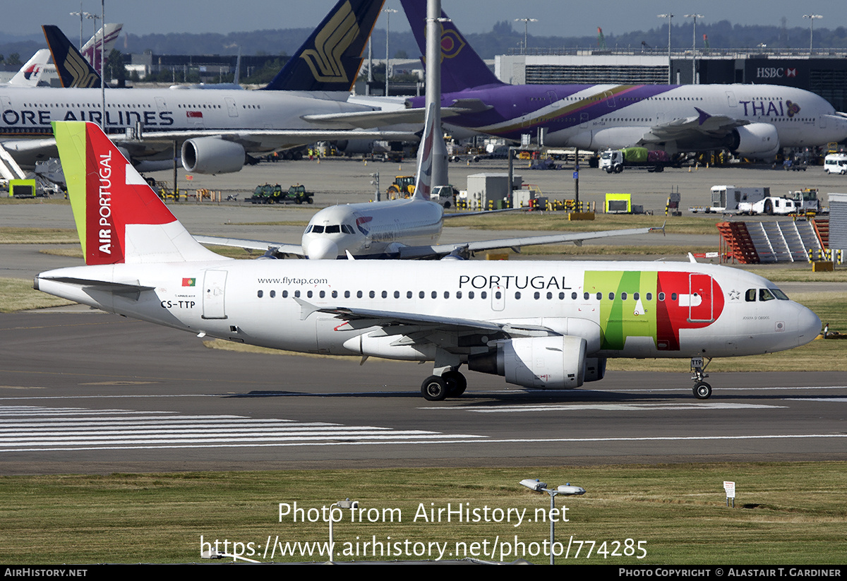 Aircraft Photo of CS-TTP | Airbus A319-111 | TAP Air Portugal | AirHistory.net #774285