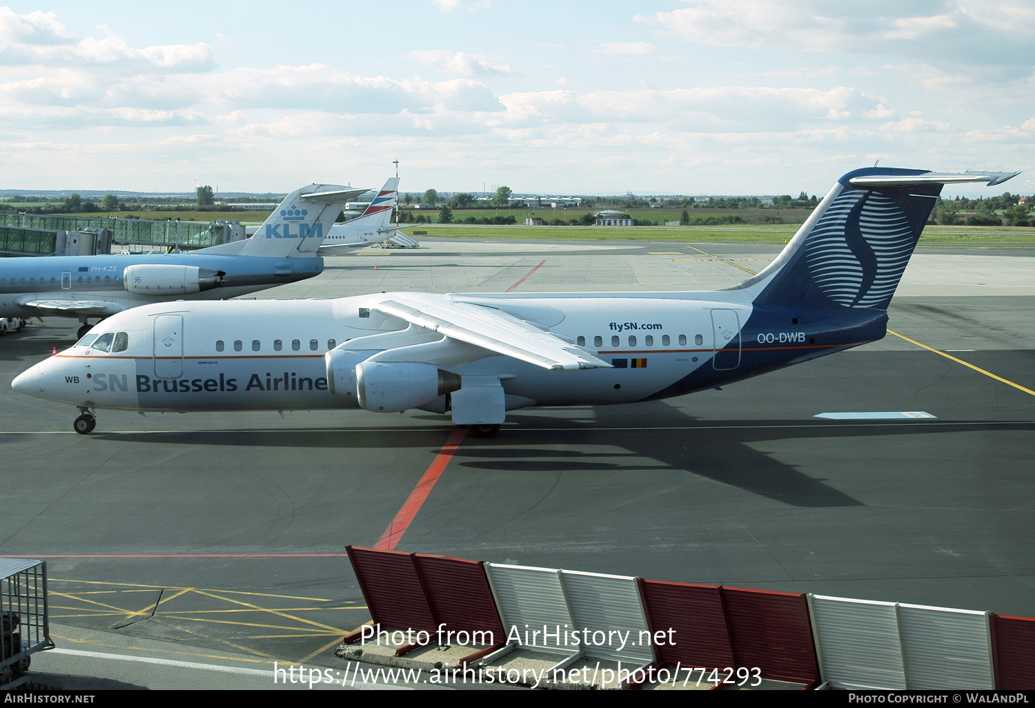 Aircraft Photo of OO-DWB | British Aerospace Avro 146-RJ100 | SN Brussels Airlines | AirHistory.net #774293