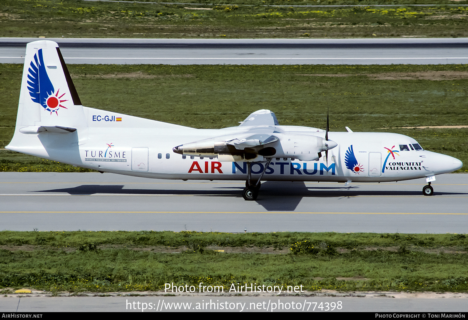 Aircraft Photo of EC-GJI | Fokker 50 | Air Nostrum | AirHistory.net #774398