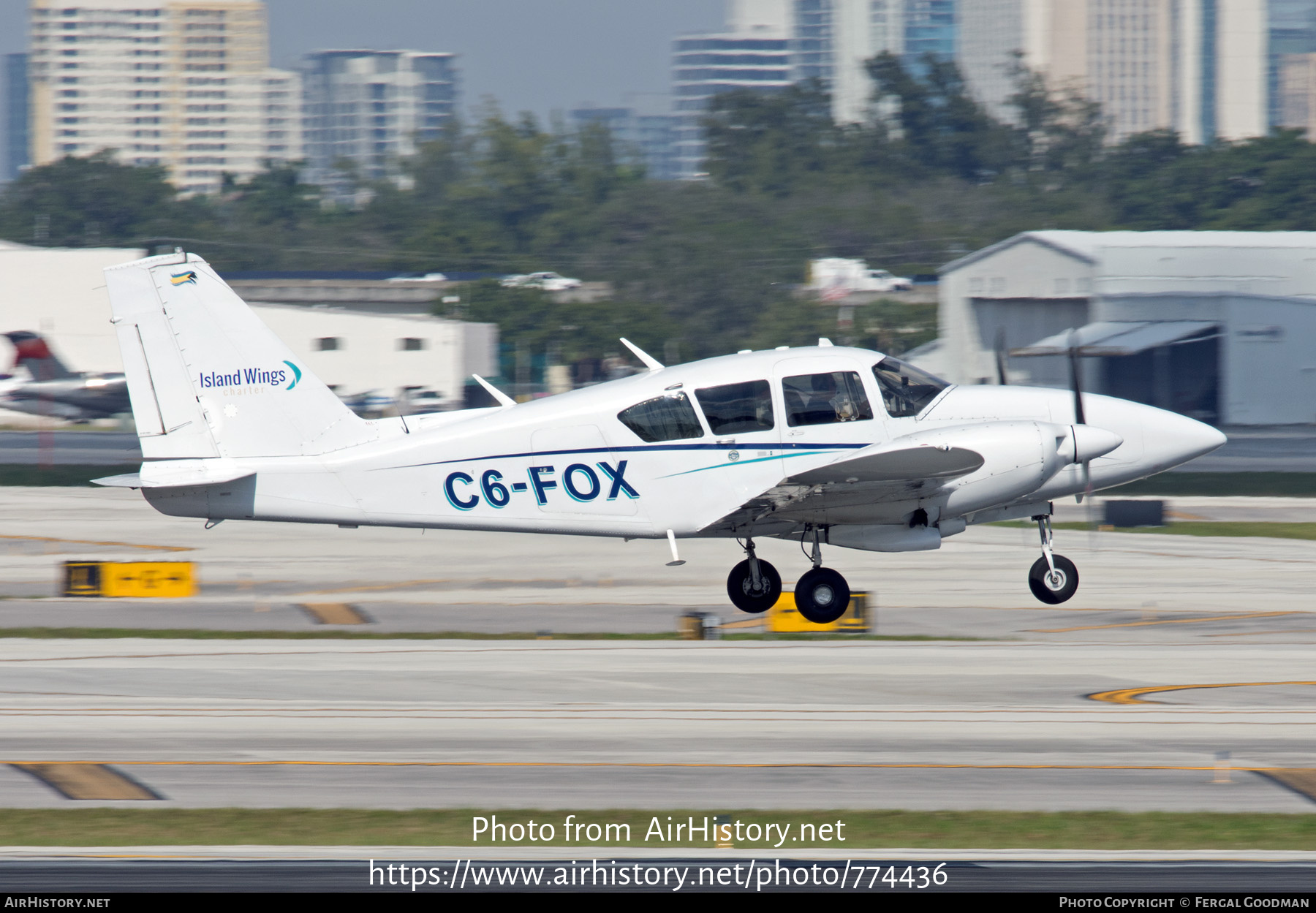 Aircraft Photo of C6-FOX | Piper PA-23-250 Aztec D | Island Wings Charter | AirHistory.net #774436