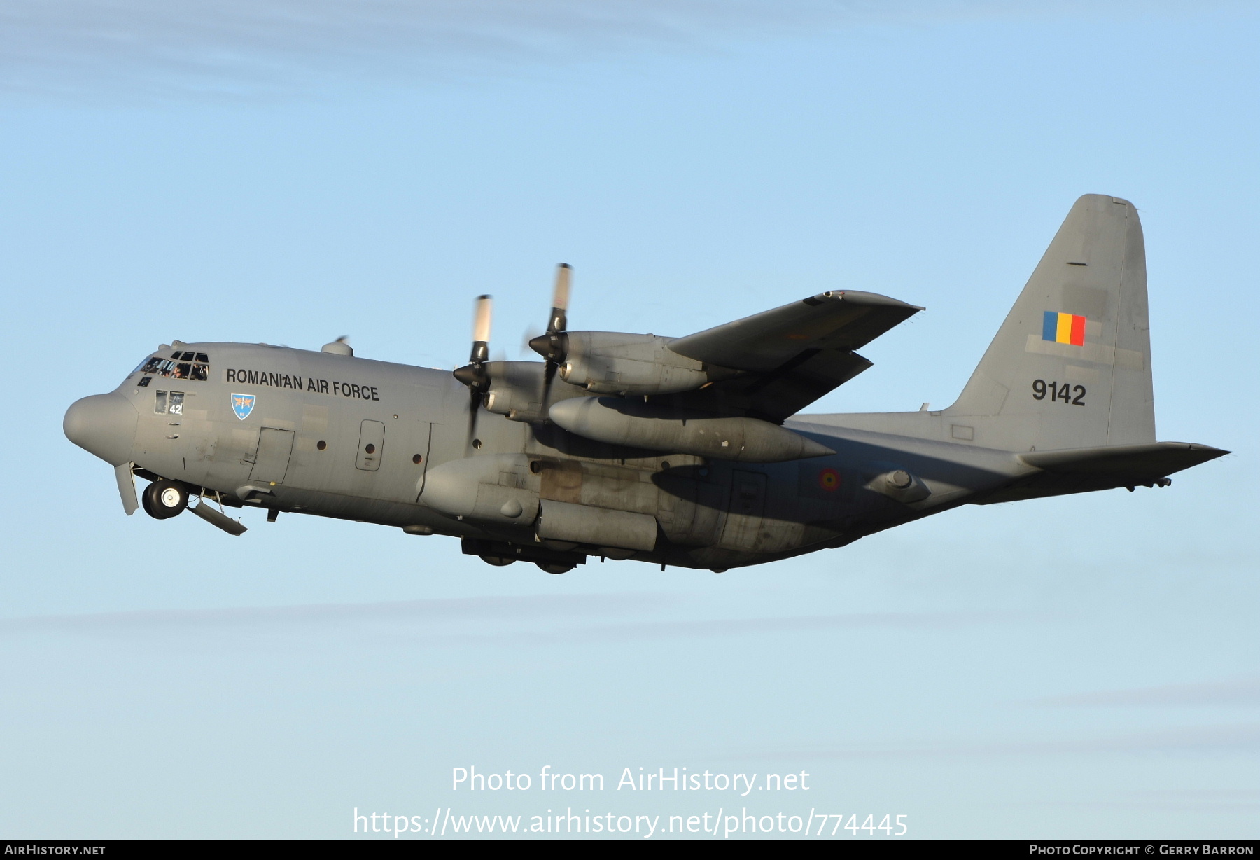 Aircraft Photo of 9142 | Lockheed C-130H Hercules | Romania - Air Force | AirHistory.net #774445