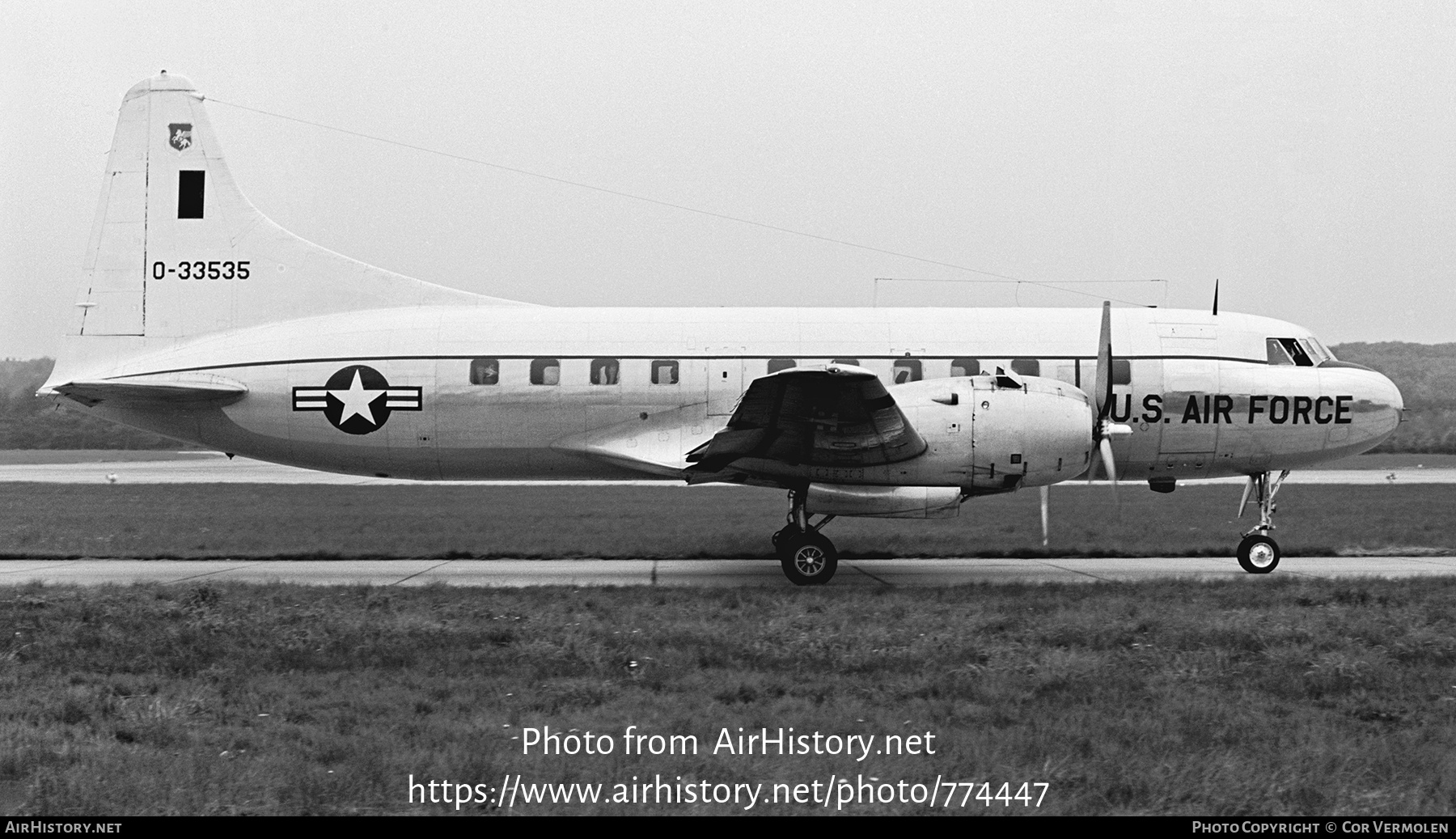 Aircraft Photo of 53-3535 / 0-33535 | Convair T-29D | USA - Air Force | AirHistory.net #774447