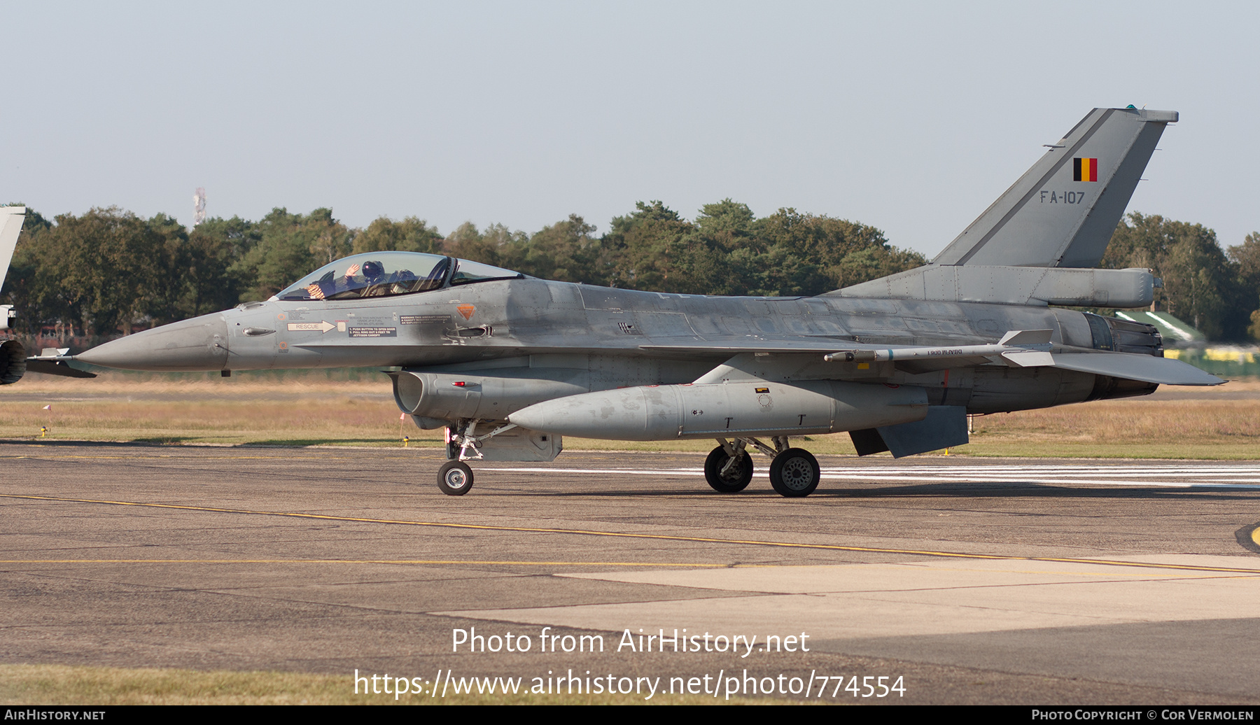 Aircraft Photo of FA107 | General Dynamics F-16AM Fighting Falcon | Belgium - Air Force | AirHistory.net #774554