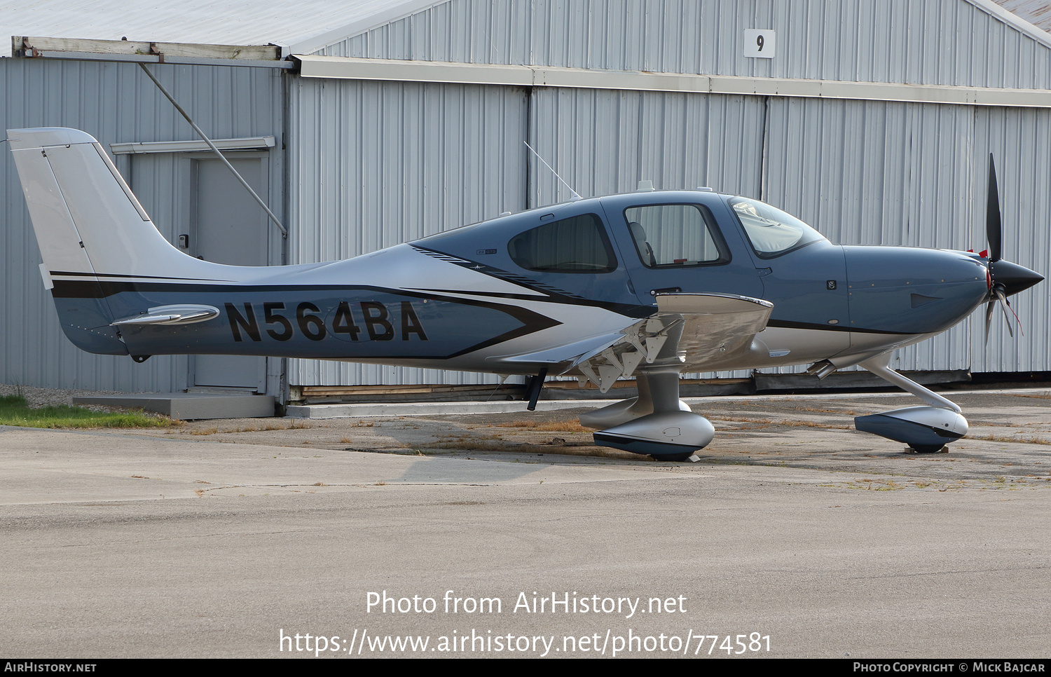 Aircraft Photo of N564BA | Cirrus SR-22 G7-GTS | AirHistory.net #774581