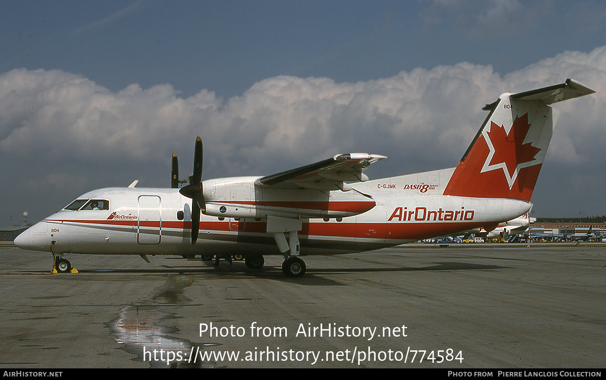 Aircraft Photo of C-GJMK | De Havilland Canada DHC-8-102 Dash 8 | Air Ontario | AirHistory.net #774584