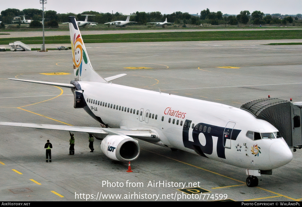 Aircraft Photo of SP-LLE | Boeing 737-45D | LOT Charters | AirHistory.net #774599