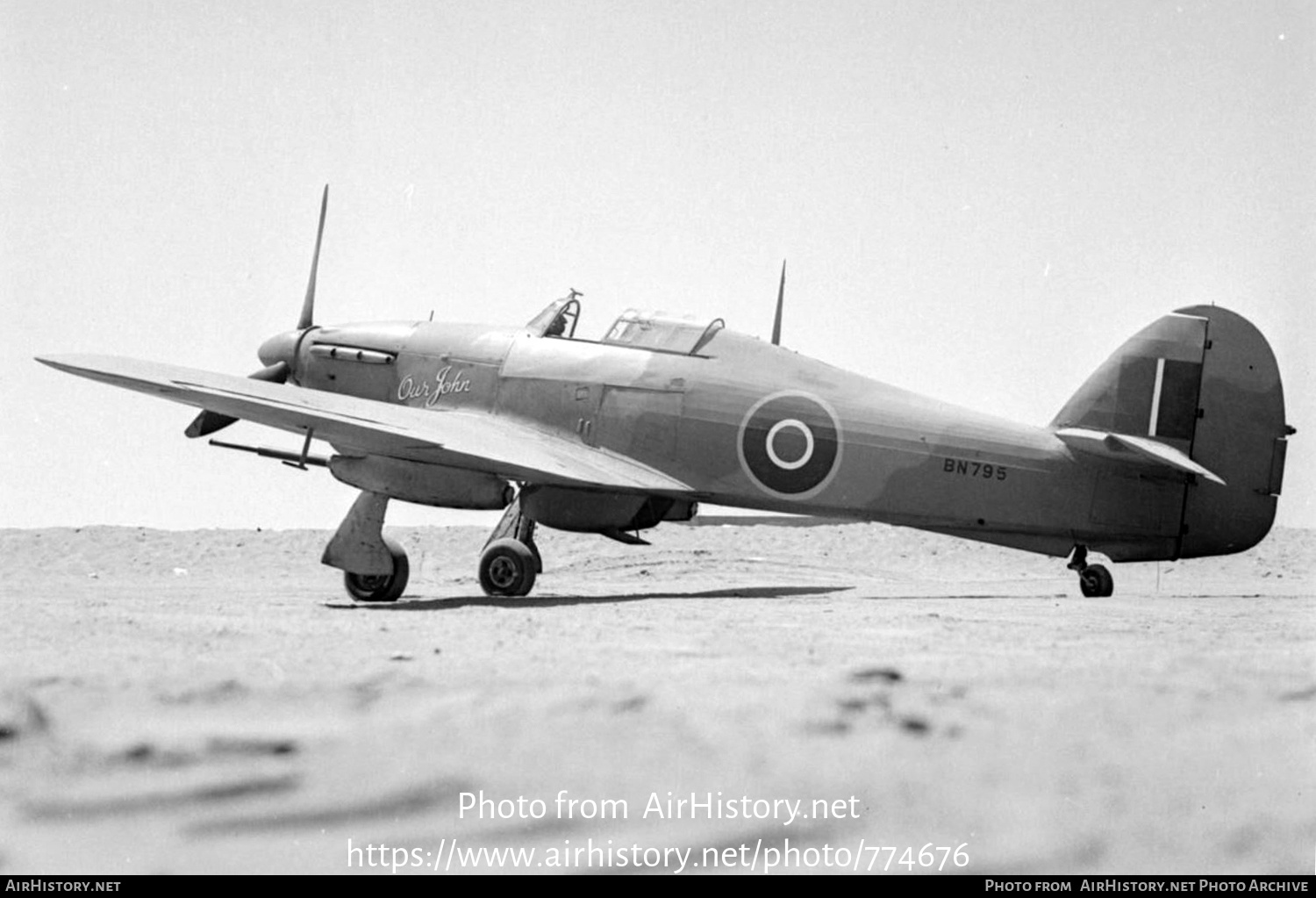 Aircraft Photo of BN795 | Hawker Hurricane Mk2D | UK - Air Force | AirHistory.net #774676