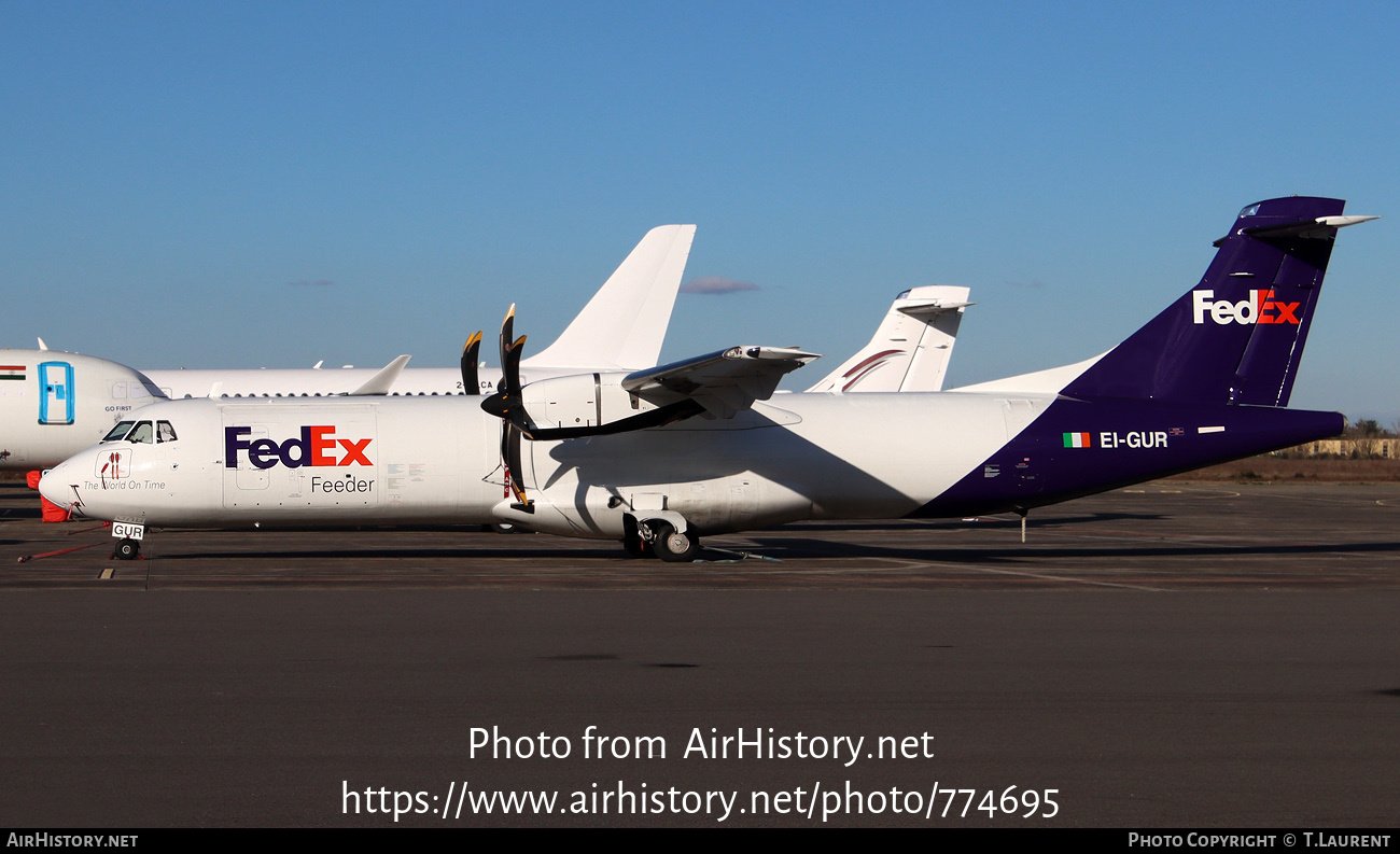 Aircraft Photo of EI-GUR | ATR ATR-72-600F (ATR-72-212A) | FedEx Feeder | AirHistory.net #774695