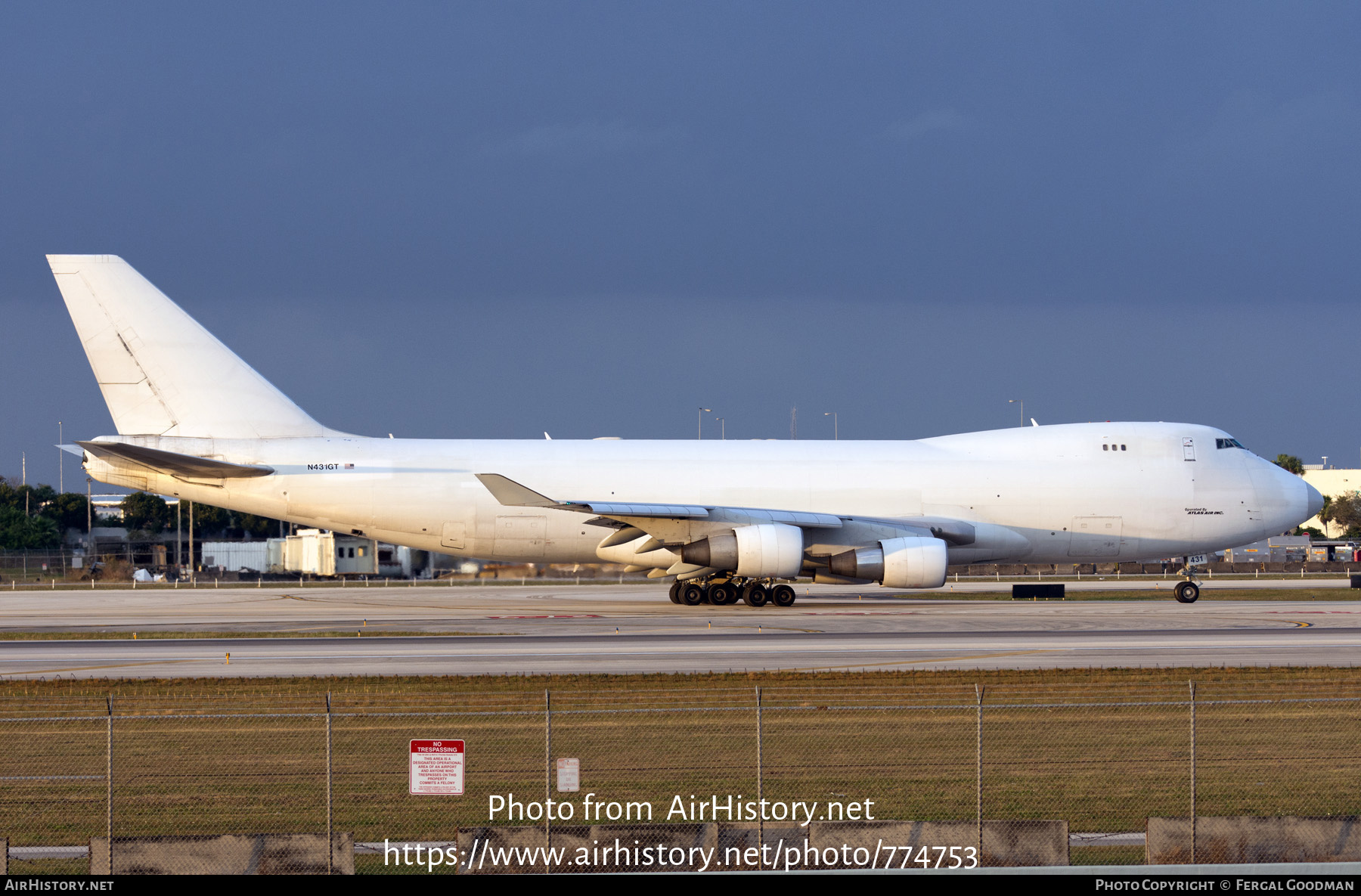 Aircraft Photo of N431GT | Boeing 747-4H6F/SCD | Atlas Air | AirHistory.net #774753