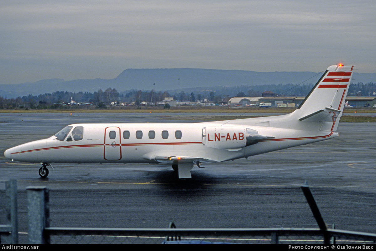 Aircraft Photo of LN-AAB | Cessna 550 Citation II | AirHistory.net #774772