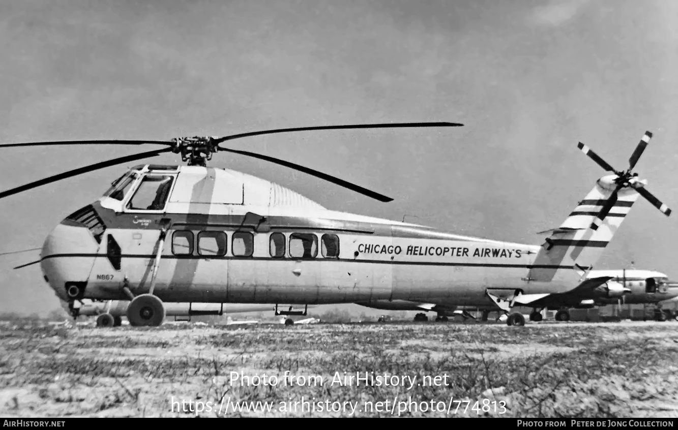 Aircraft Photo of N867 | Sikorsky S-58C | Chicago Helicopter Airways | AirHistory.net #774813