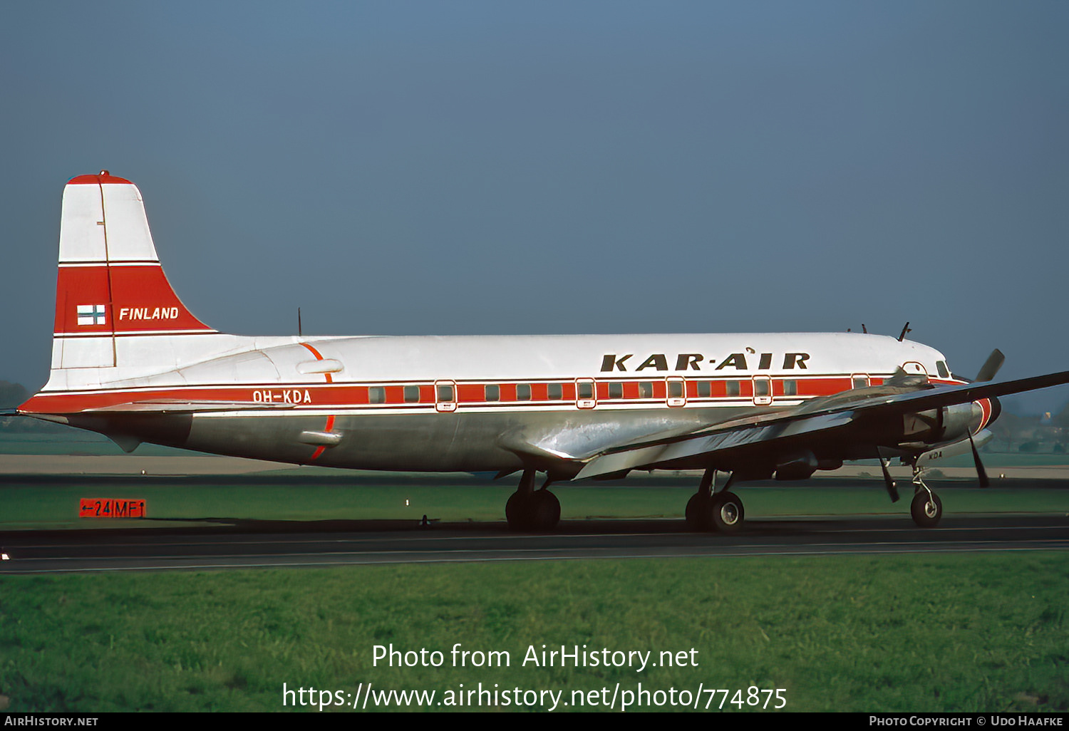 Aircraft Photo of OH-KDA | Douglas DC-6B(ST) | Kar-Air | AirHistory.net #774875