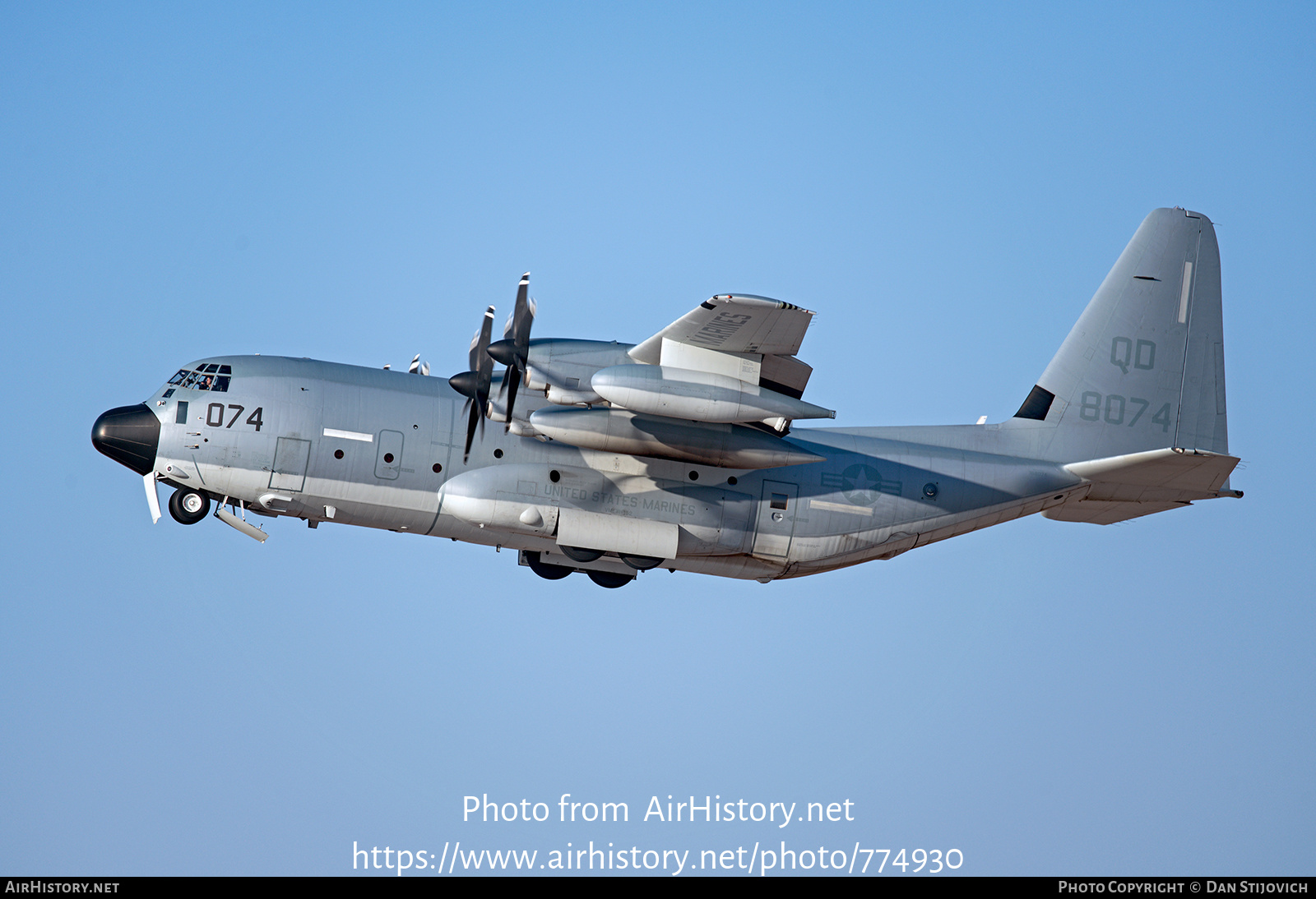 Aircraft Photo of 168074 / 8074 | Lockheed Martin KC-130J Hercules | USA - Marines | AirHistory.net #774930