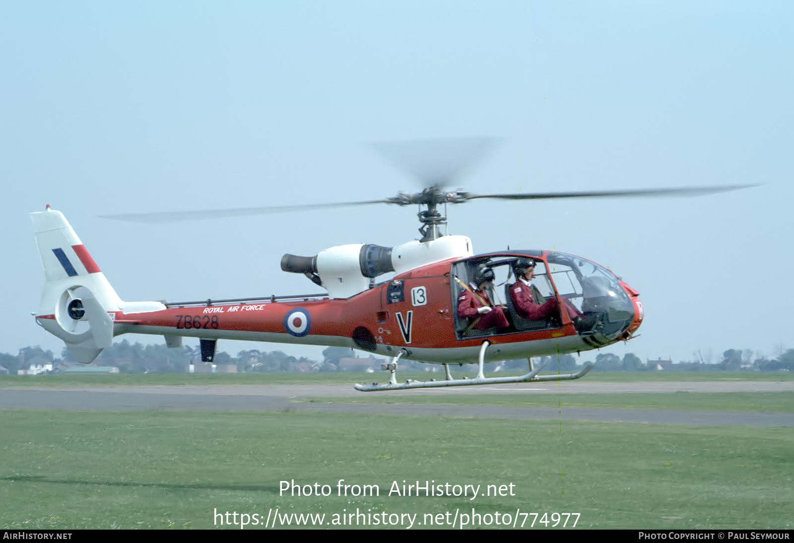 Aircraft Photo of ZB628 | Aerospatiale SA-341D Gazelle HT3 | UK - Air Force | AirHistory.net #774977