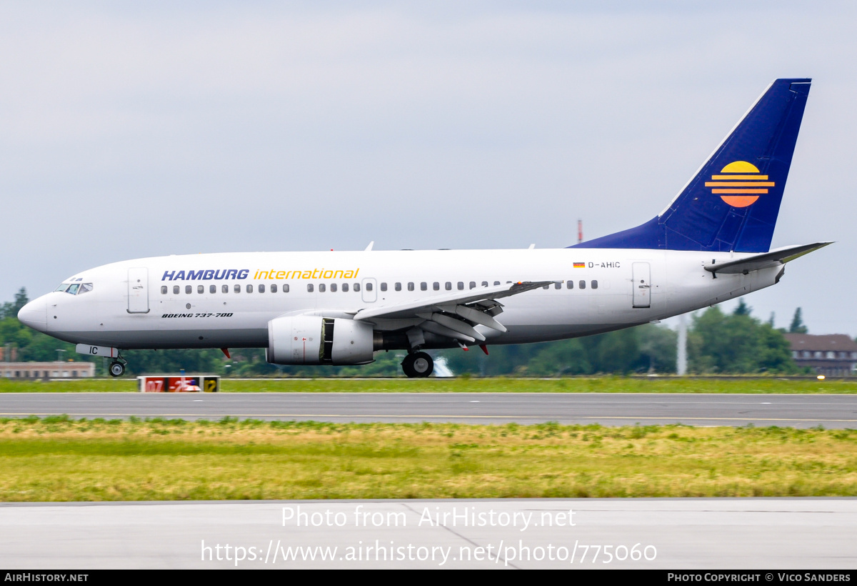 Aircraft Photo of D-AHIC | Boeing 737-7BK | Hamburg International | AirHistory.net #775060