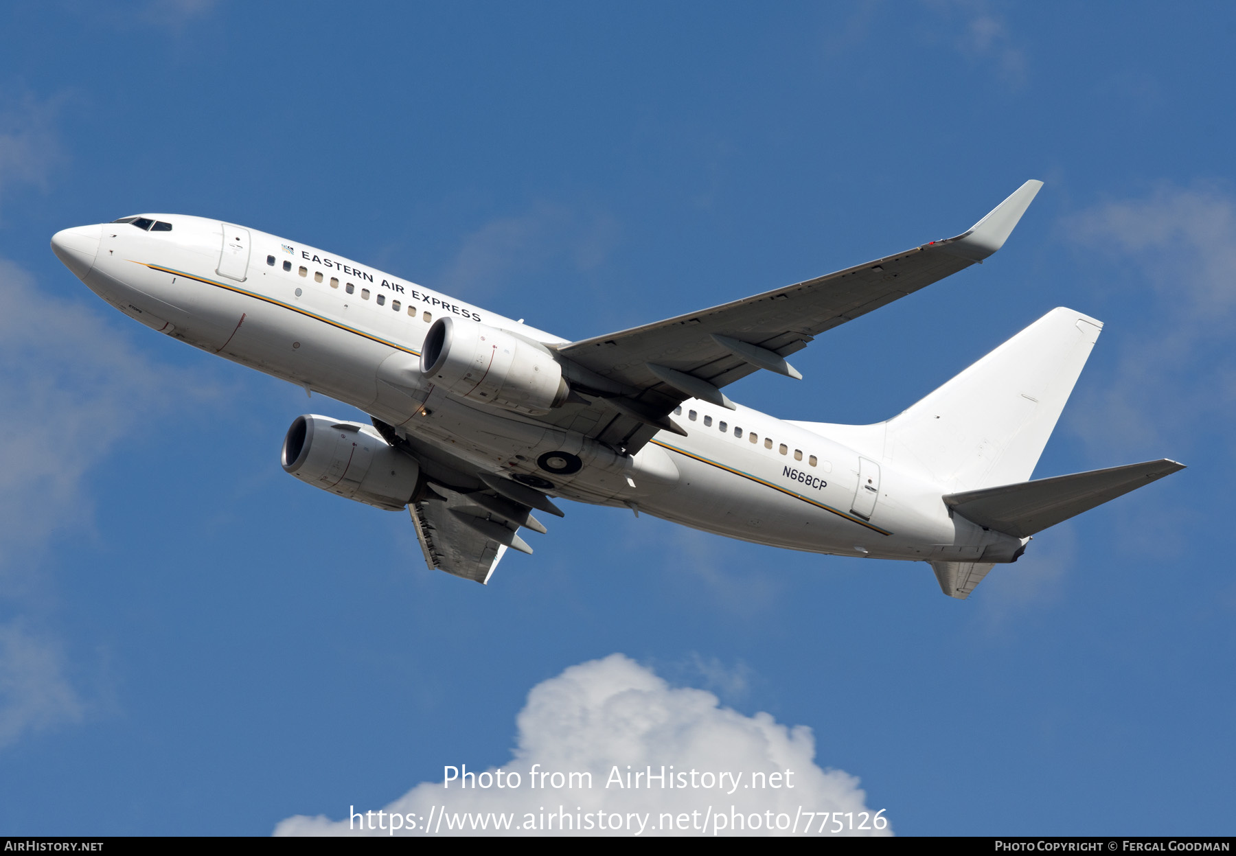 Aircraft Photo of N668CP | Boeing 737-76N | Eastern Air Express | AirHistory.net #775126