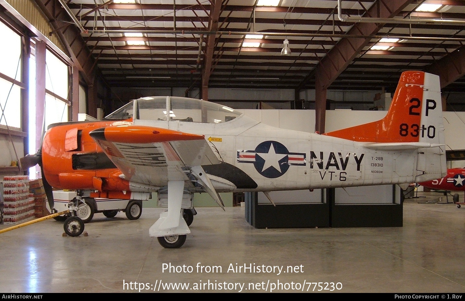 Aircraft Photo of N393W / NX393W / 138310 | North American T-28B Trojan | USA - Navy | AirHistory.net #775230