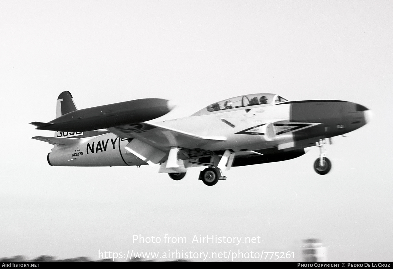 Aircraft Photo of 143032 / 3032 | Lockheed TV-2 | USA - Navy | AirHistory.net #775261