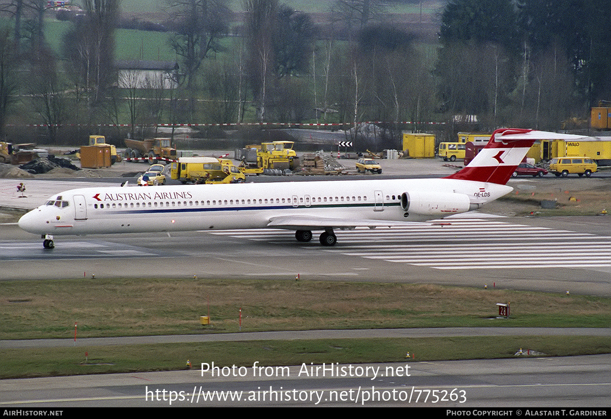 Aircraft Photo of OE-LDS | McDonnell Douglas MD-81 (DC-9-81) | Austrian Airlines | AirHistory.net #775263