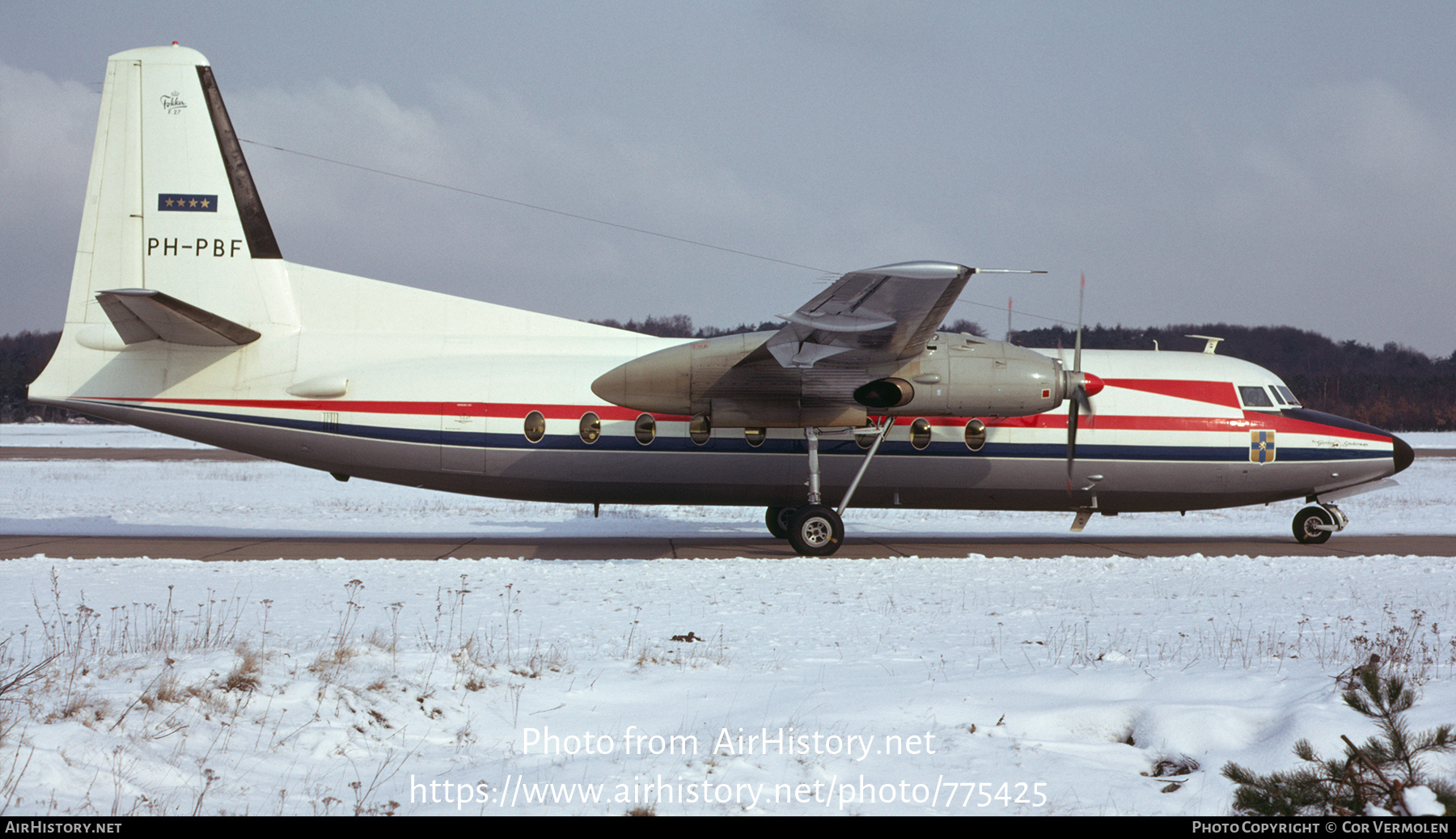 Aircraft Photo of PH-PBF | Fokker F27-100 Friendship | Netherlands Government | AirHistory.net #775425