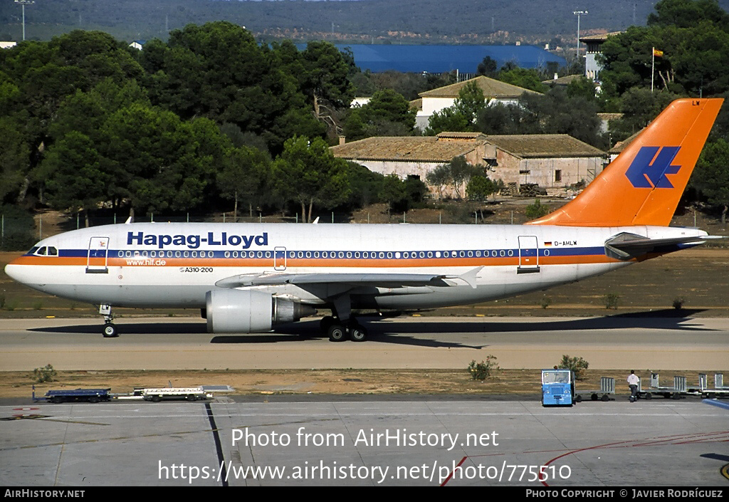 Aircraft Photo of D-AHLW | Airbus A310-204 | Hapag-Lloyd | AirHistory.net #775510