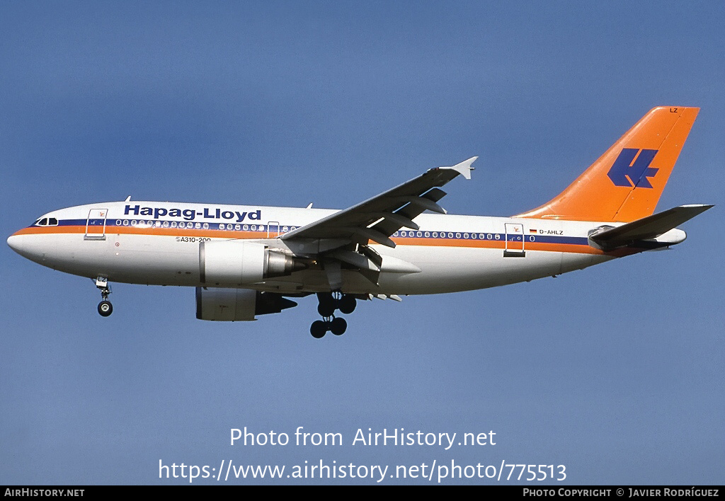 Aircraft Photo of D-AHLZ | Airbus A310-204 | Hapag-Lloyd | AirHistory.net #775513