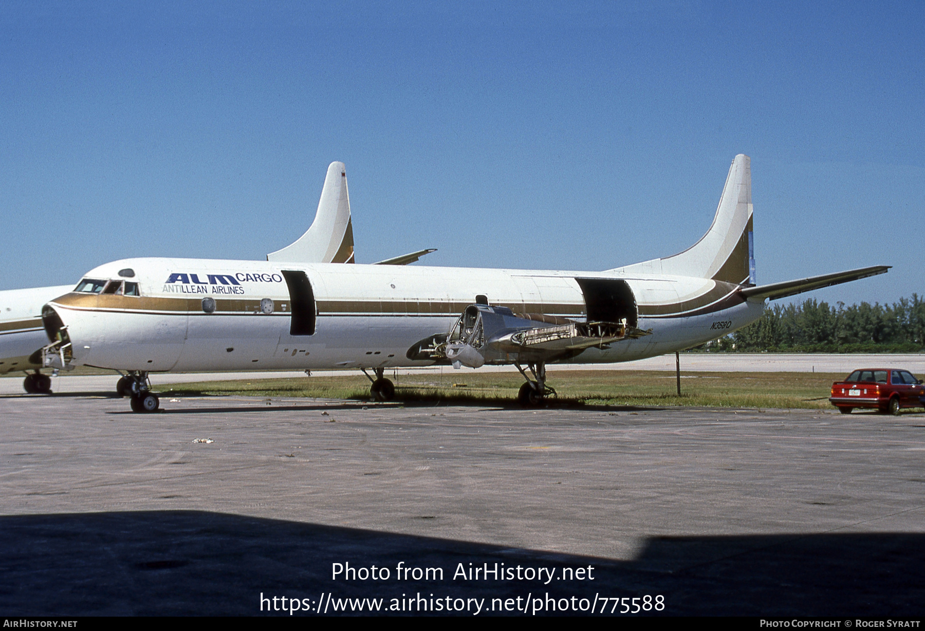 Aircraft Photo of N358Q | Lockheed L-188A Electra | ALM Antillean Airlines Cargo | AirHistory.net #775588