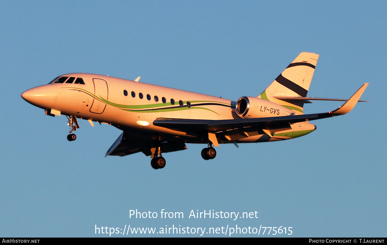 Aircraft Photo of LY-GVS | Dassault Falcon 2000S | AirHistory.net #775615