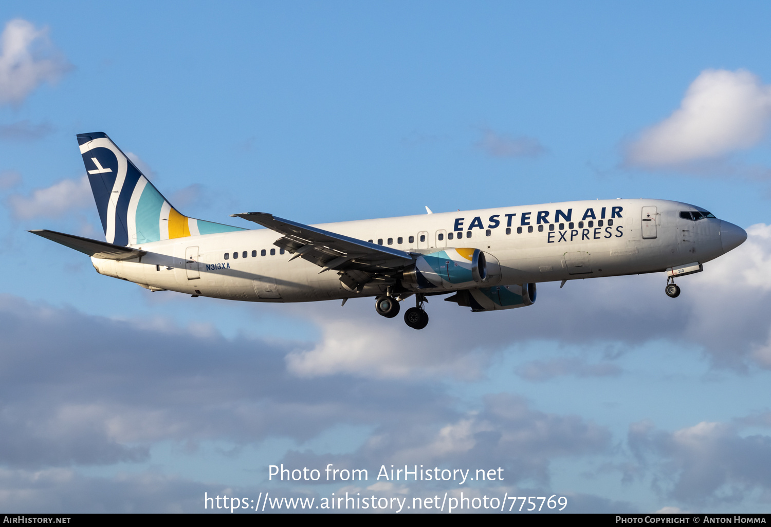 Aircraft Photo of N313XA | Boeing 737-484 | Eastern Air Express | AirHistory.net #775769