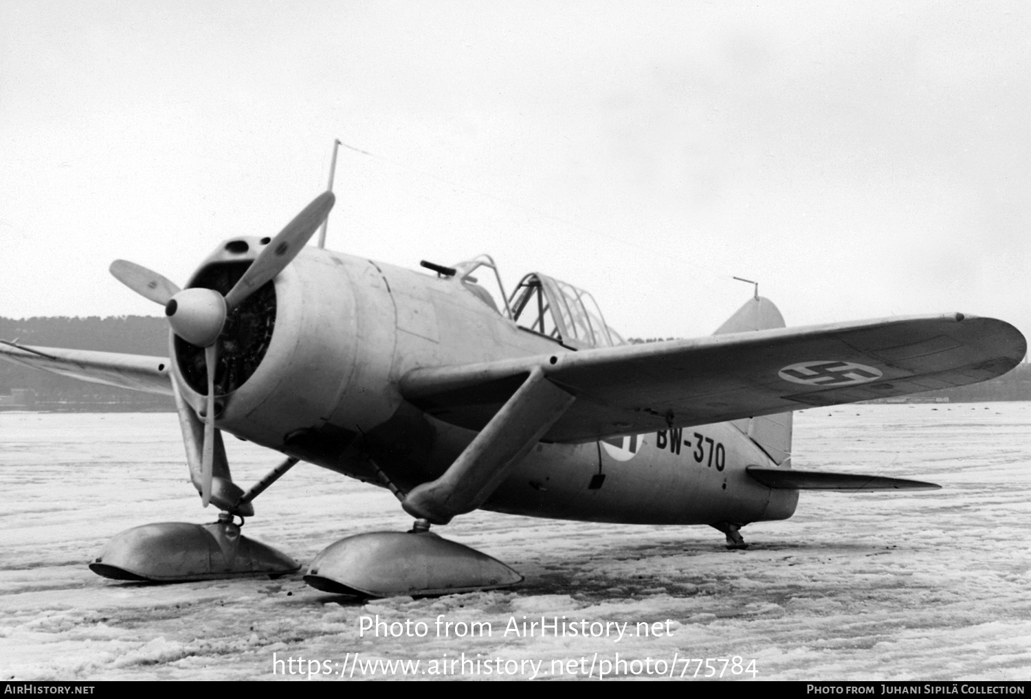 Aircraft Photo of BW-370 | Brewster B-239 Buffalo | AirHistory.net #775784