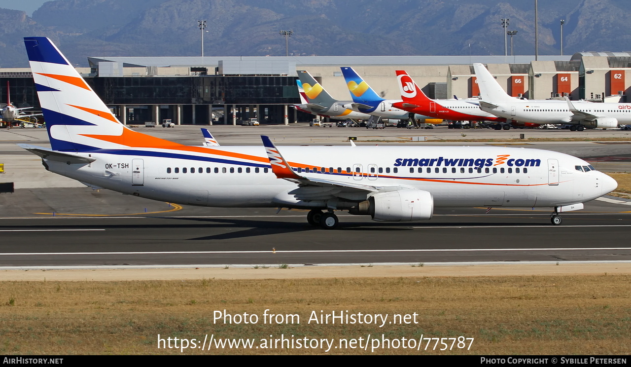 Aircraft Photo of OK-TSH | Boeing 737-804 | Smartwings | AirHistory.net #775787