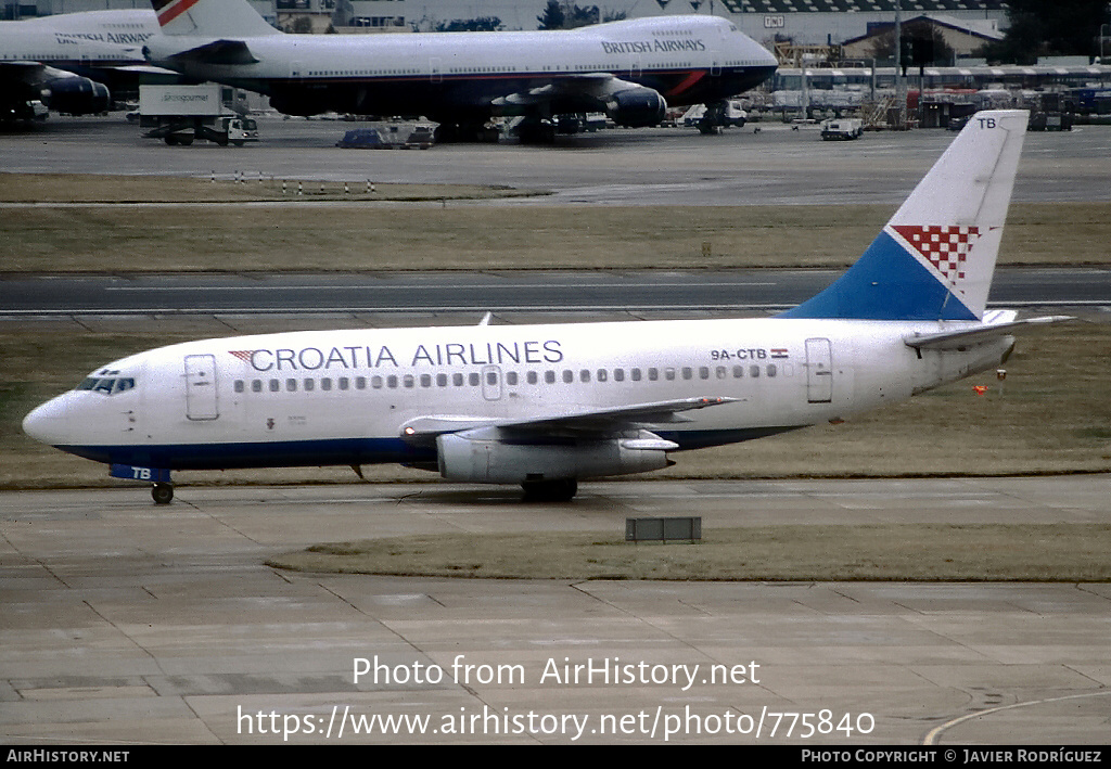 Aircraft Photo of 9A-CTB | Boeing 737-230/Adv | Croatia Airlines | AirHistory.net #775840