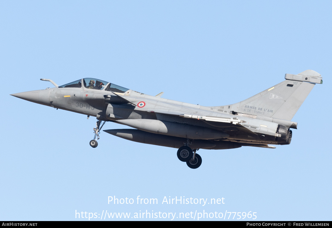 Aircraft Photo of 107 | Dassault Rafale C | France - Air Force | AirHistory.net #775965