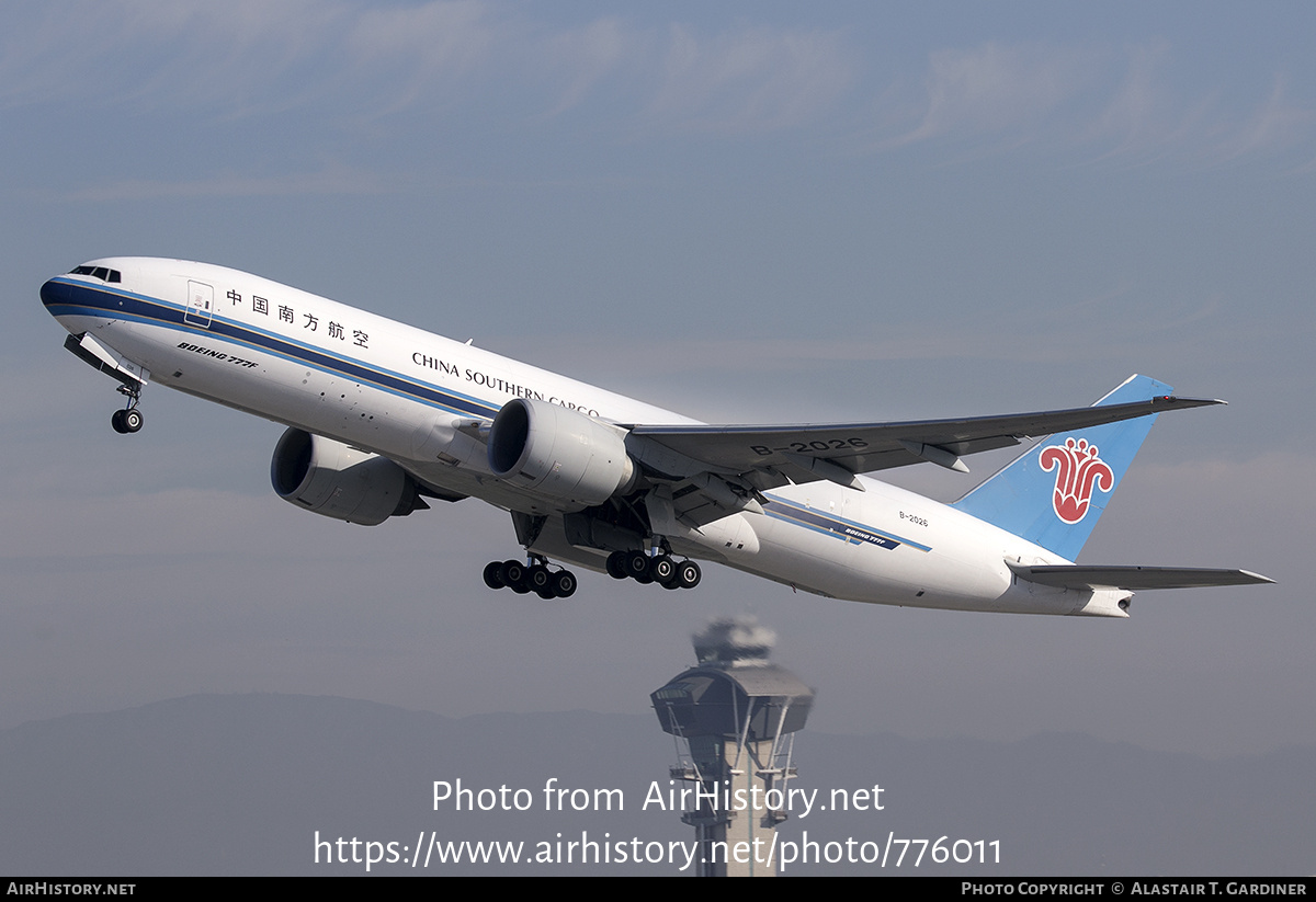 Aircraft Photo of B-2026 | Boeing 777-F1B | China Southern Airlines Cargo | AirHistory.net #776011