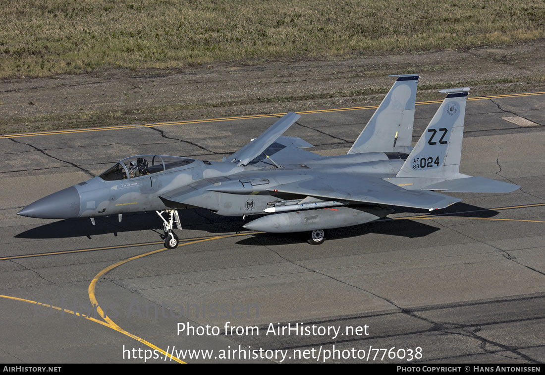 Aircraft Photo of 83-0024 / AF83-024 | McDonnell Douglas F-15C Eagle | USA - Air Force | AirHistory.net #776038