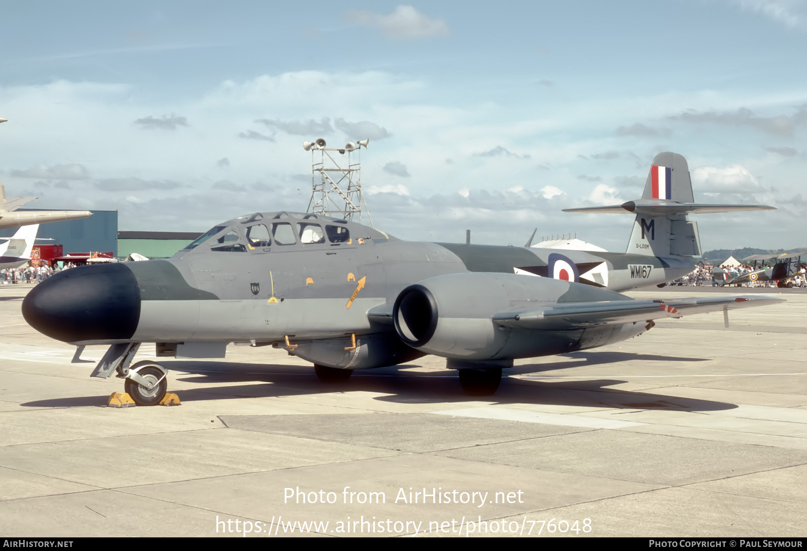 Aircraft Photo of G-LOSM / WM167 | Gloster Meteor NF11 | UK - Air Force | AirHistory.net #776048