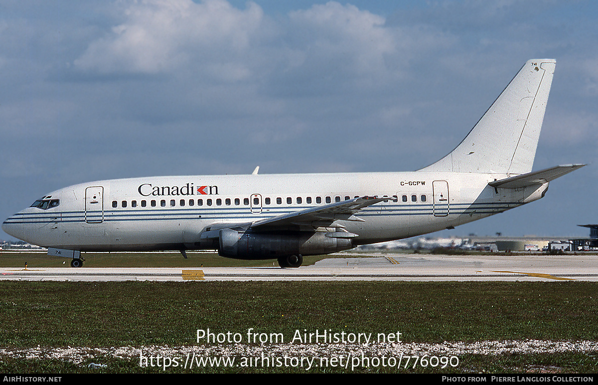 Aircraft Photo of C-GCPW | Boeing 737-275/Adv | Canadian Airlines | AirHistory.net #776090