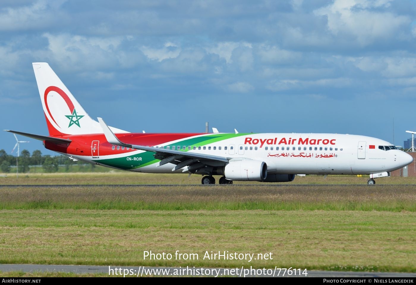 Aircraft Photo of CN-ROR | Boeing 737-8B6 | Royal Air Maroc - RAM | AirHistory.net #776114