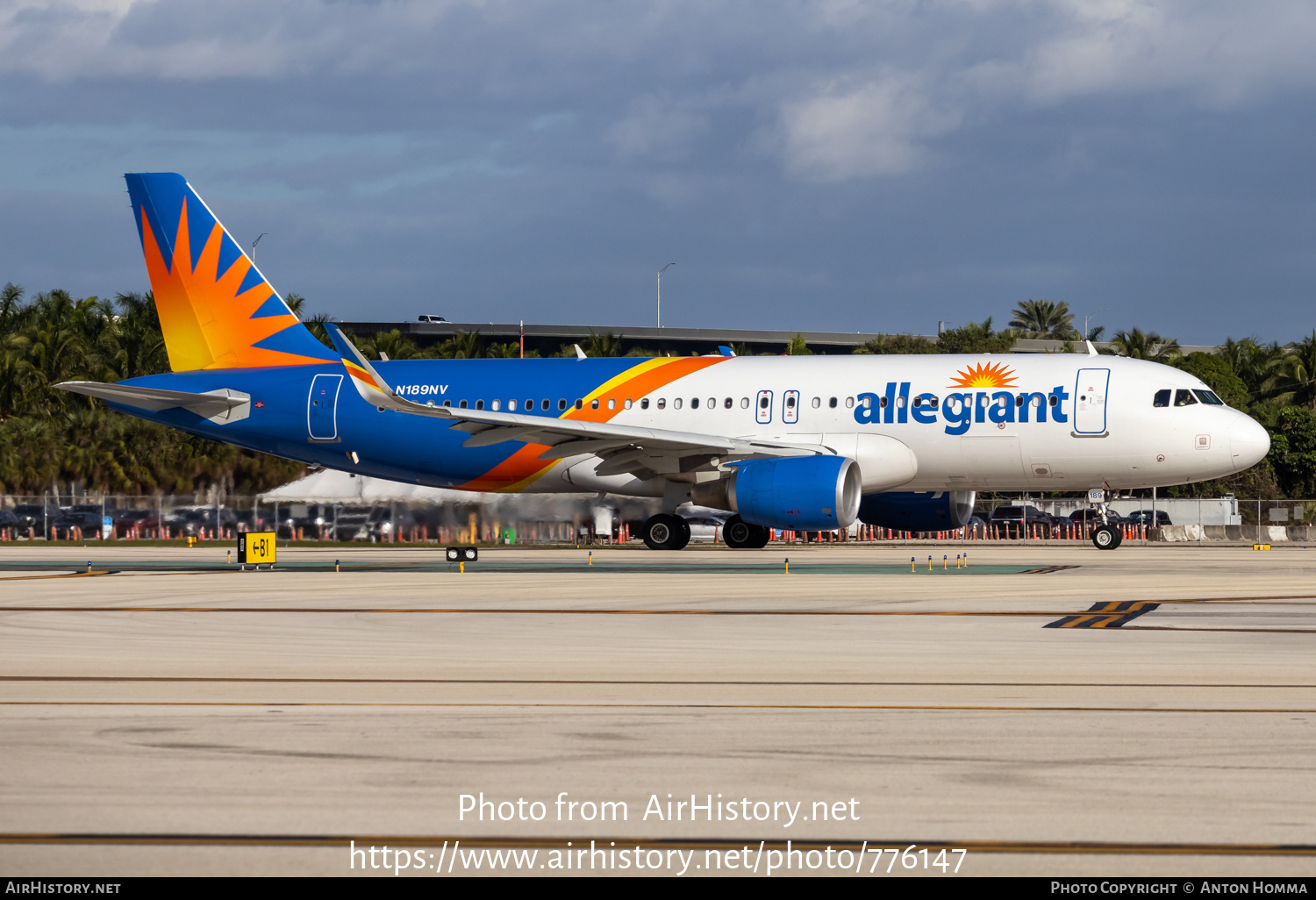 Aircraft Photo of N189NV | Airbus A320-214 | Allegiant Air | AirHistory.net #776147