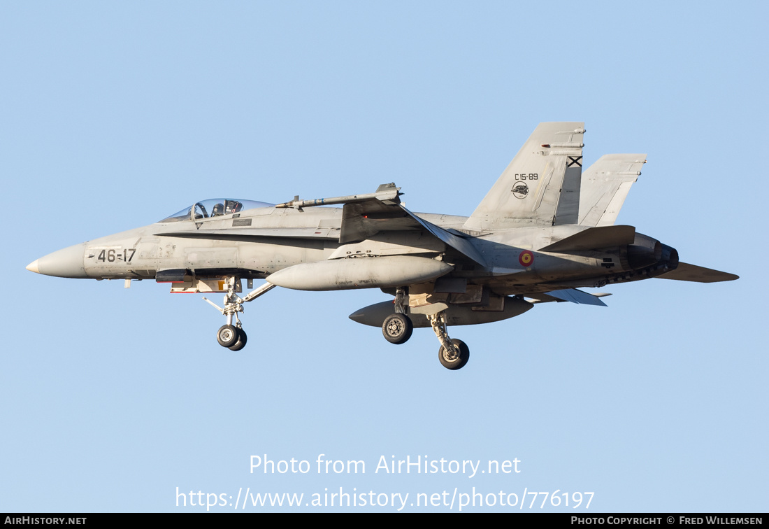 Aircraft Photo of C.15-89 | McDonnell Douglas F/A-18A+ Hornet | Spain - Air Force | AirHistory.net #776197