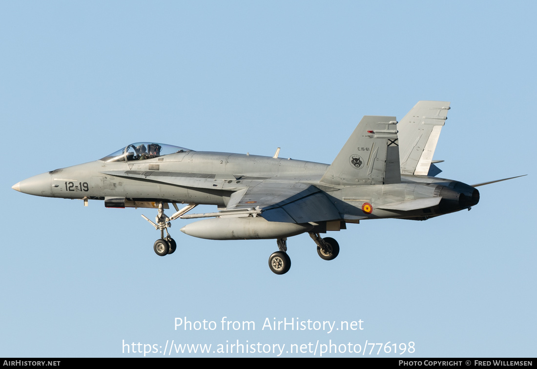 Aircraft Photo of C15-61 | McDonnell Douglas EF-18M Hornet | Spain - Air Force | AirHistory.net #776198