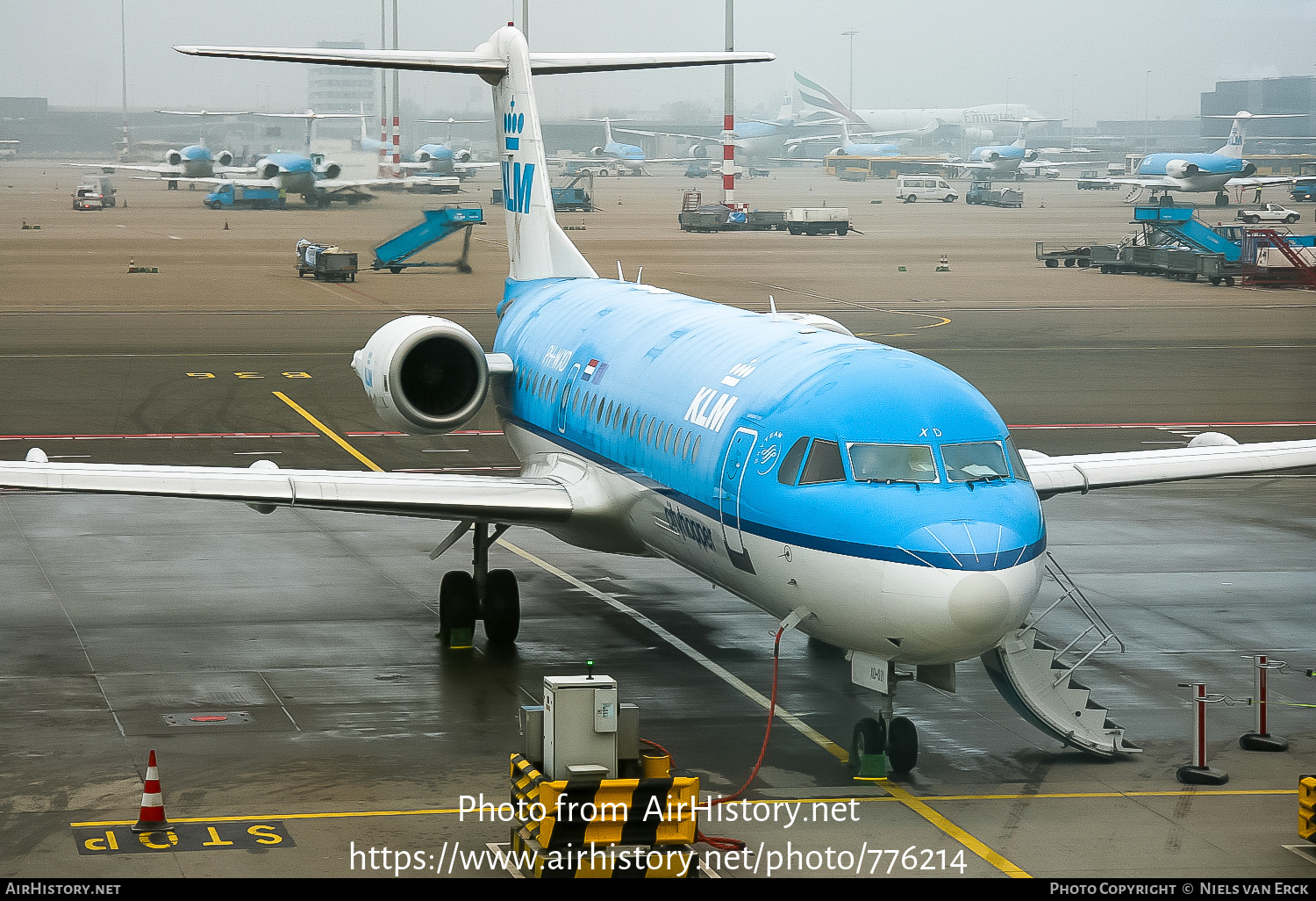 Aircraft Photo of PH-WXD | Fokker 70 (F28-0070) | KLM Cityhopper | AirHistory.net #776214