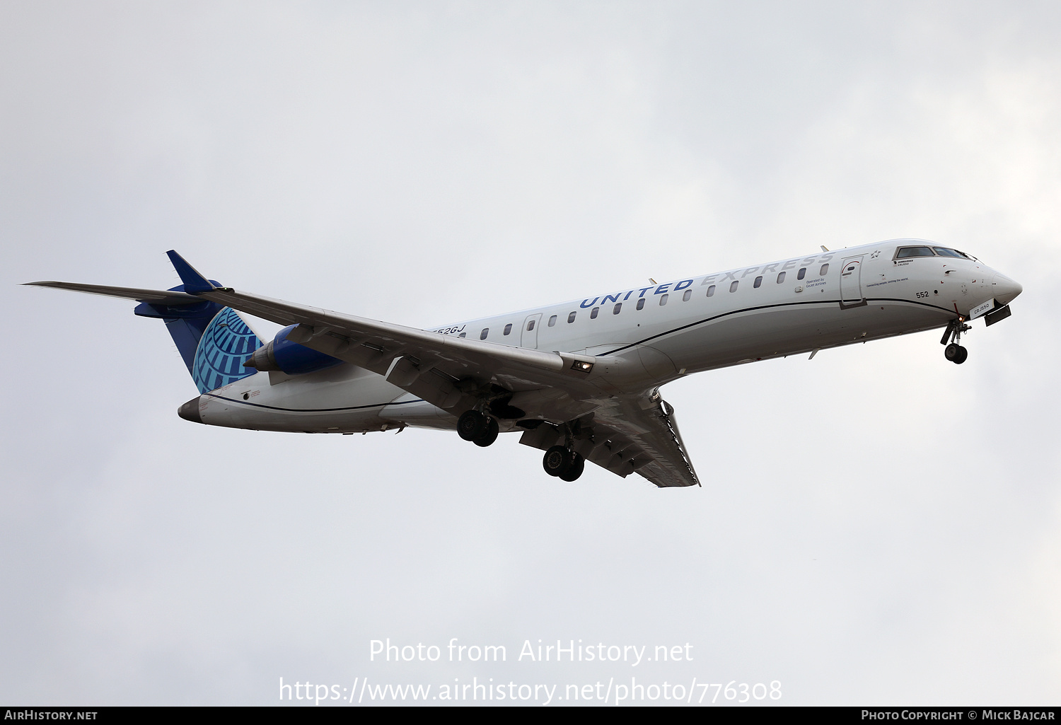 Aircraft Photo of N552GJ | Bombardier CRJ-550 (CL-600-2C11) | United Express | AirHistory.net #776308