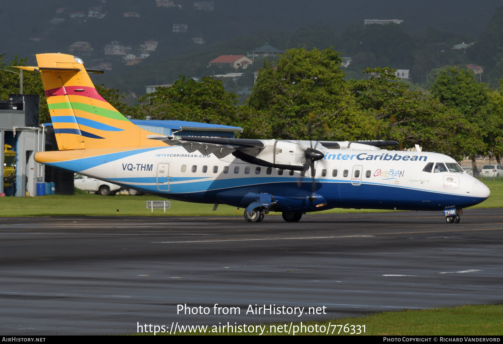 Aircraft Photo of VQ-THM | ATR ATR-42-500 | InterCaribbean Airways | AirHistory.net #776331