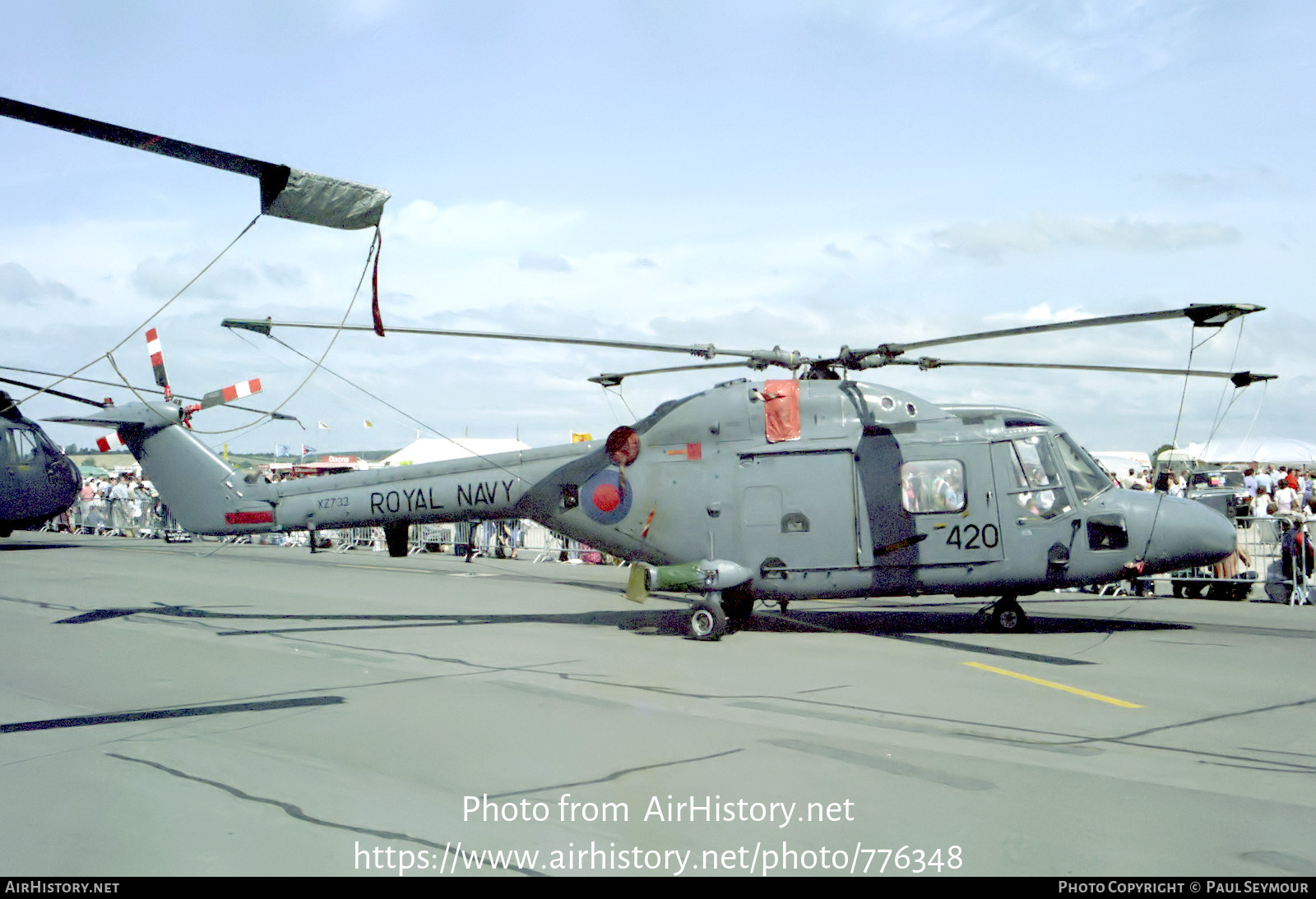 Aircraft Photo of XZ733 | Westland WG-13 Lynx HAS2 | UK - Navy | AirHistory.net #776348