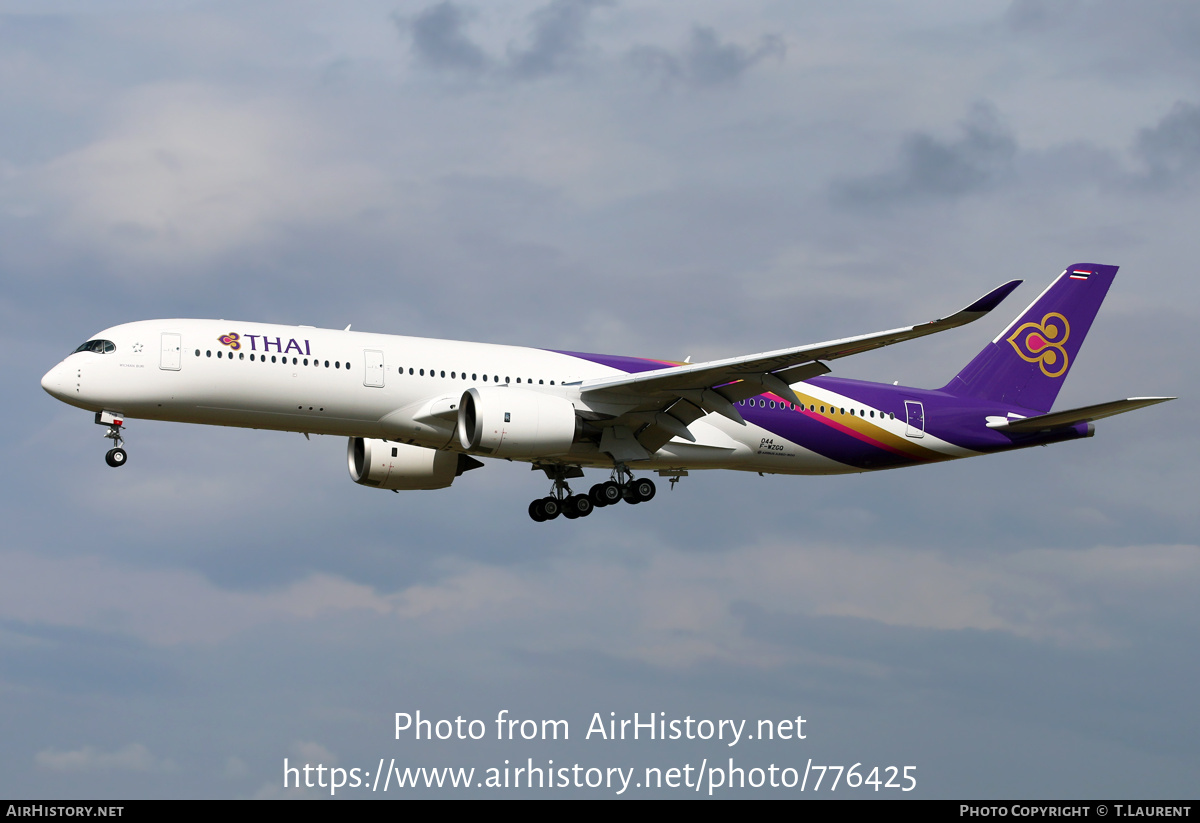 Aircraft Photo of F-WZGQ | Airbus A350-941 | Thai Airways International | AirHistory.net #776425